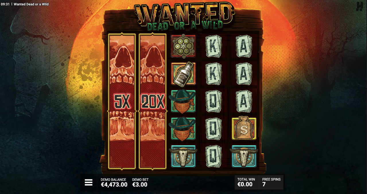 Wanted Dead or A Wild Slot